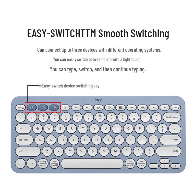 Logitech K390 Slim Wireless Bluetooth Keyboard