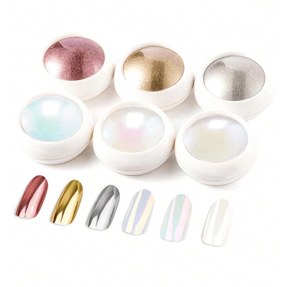 Gold Silver Mirror Nail Powder Rubbing Pigment Nail Art Decoration  Home Nail Design
