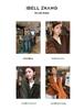 Women's Two-Piece Look Polo Collar Wool Sweater - Thick and Loose Knitwear for Autumn/Winter