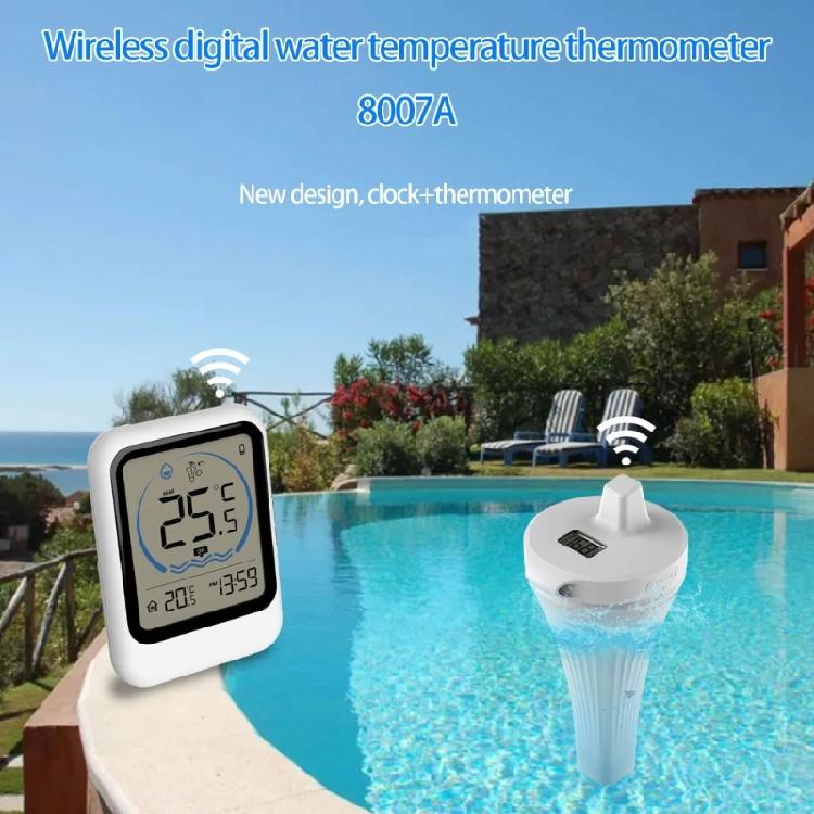 Termómetros Digitales con Múltiples Sensores y Rangos de Temperatura Extremos para la Monitorización del Agua de Piscinas y Spas Sondas Flotantes Inalámbricas