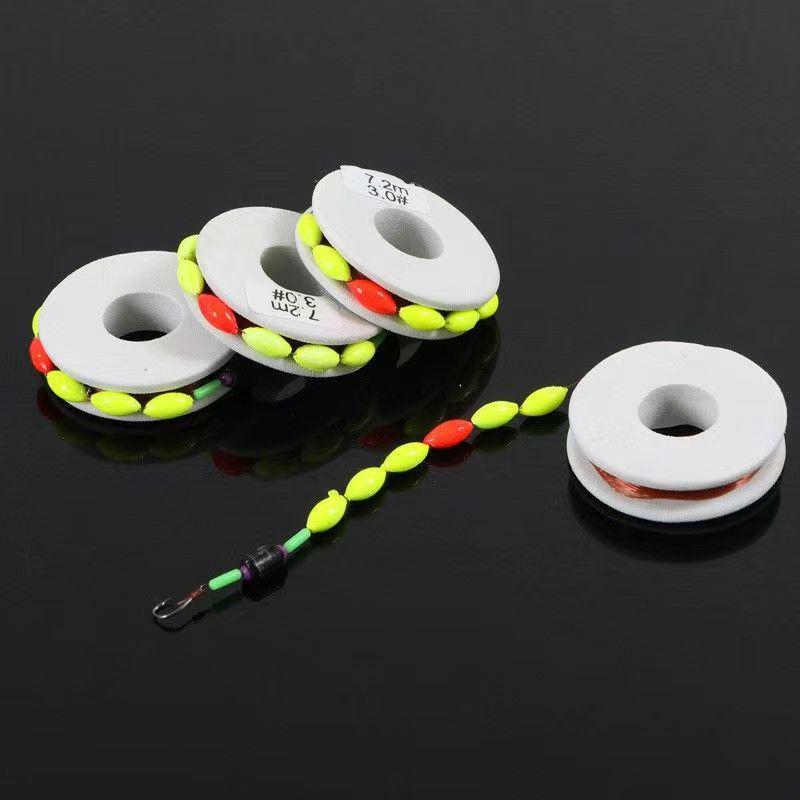 High-Sensitivity Outdoor Fishing Rig Set with Single/Double Hook: Seven-Star Float Rig