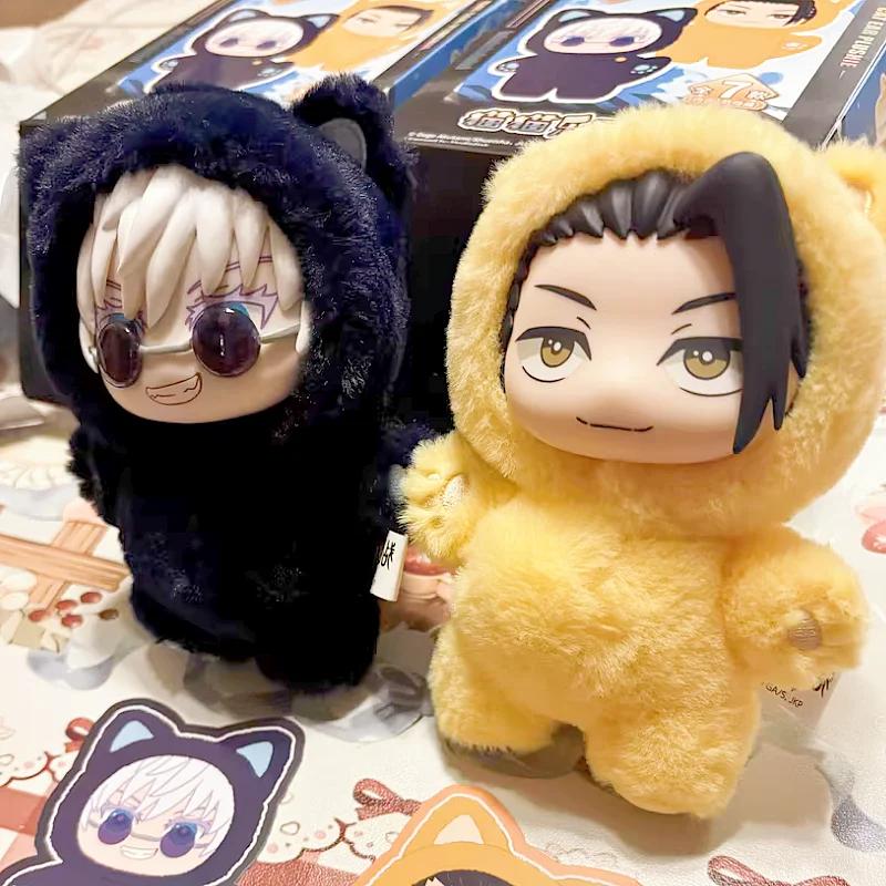 %Eaki Genuíno Jujutsu Kaisen Temporada 2 Festa no Parque dos Gatos Gojo Satoru Caixa Surpresa_% Boneco de Pelúcia Pingente de Bolsa Modelo Coleção Presentes_$