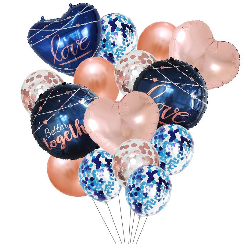 

Rose Gold Diamond Ring Balloon Set for Team Bride - Wedding & Bachelorette Party Decorations.