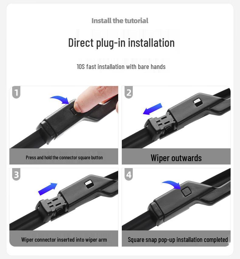 Compatible Frameless Wiper Blade for AION V/Plus (2021-2024 Models)