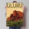 Uluru Australia Travel Metal Poster Customized Wall Art Retro Vintage Tinplate Signs for Mancave Decoration Room House Decor