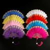 Feather Fan Wedding Hand Fans Folding Handheld Fan Manual Dancing Fans Home Decoration Photo Props Elegent Dancing Props
