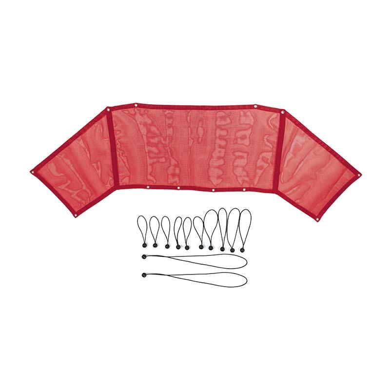 

Сетчатый солнцезащитный козырек для грузовика обеспечивает защиту от ультрафиолета и солнцезащитного крема для Jeep Wrangler JL 2018 Up, 4-дверная версия, автомобильные аксессуары красный