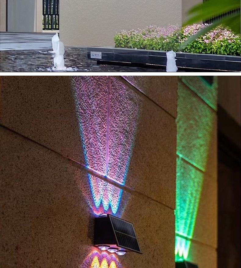 Solar LED Wall Washer Light for Garden & Villa Decor - Zero Electricity Bill