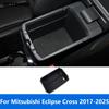 For Mitsubishi Eclipse Cross 2017- 2024 2025 Center Console Armrest Storage Box Tray Pallet Organizer Container Accessories