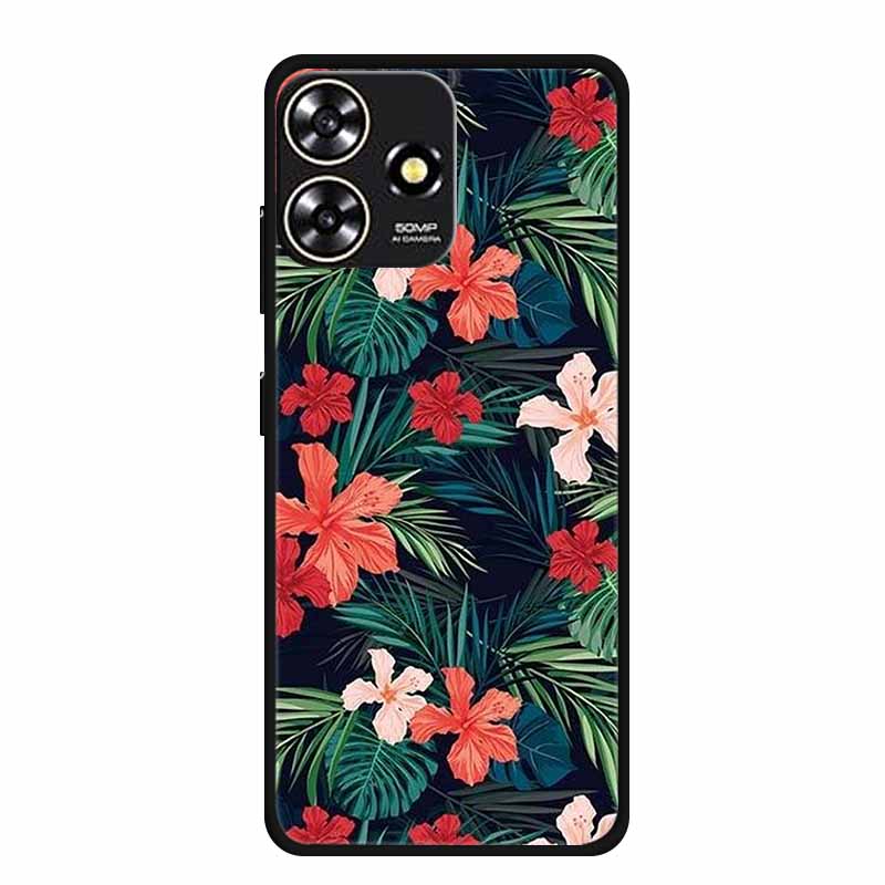 Für ZTE Blade V50 DESIGN 4G Hülle Original Weiches Silikon TPU Handyhüllen Rückseite für ZTE V50 Design 4G Mode Planet Coque