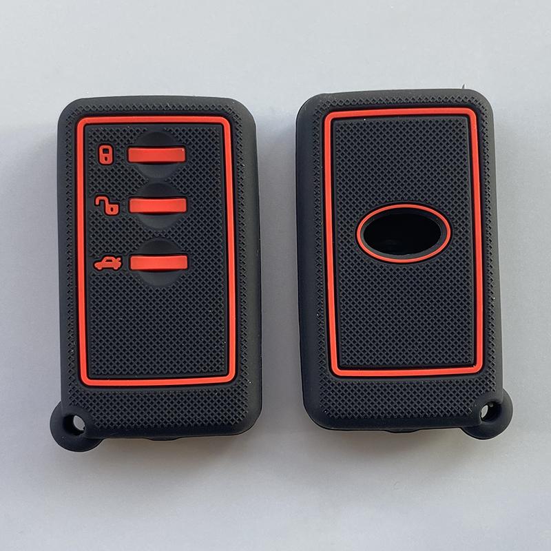 

Silica Gel Car Key Cover Case for Subaru Forester XV Impreza Outback Legacy Mrxsti Smart Case for 3 Button Keys Holder Shell Bag