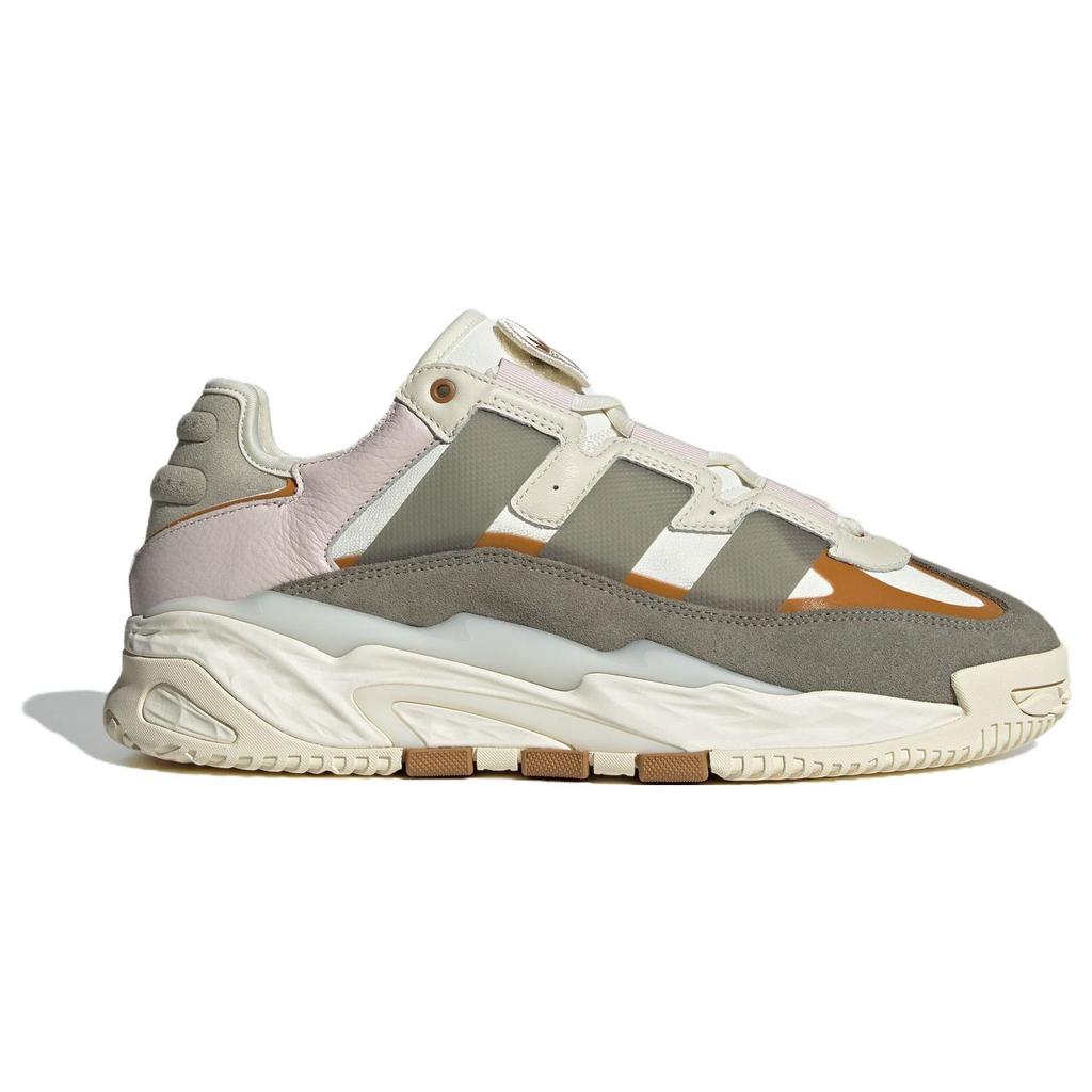 Adidas Originals Niteball 1.0 Fabric Round Toe Slip-On Non-Slip Wear-Resistant Lightweight Low-Top Lifestyle Casual Shoes Unisex Casual Shoes ID1119
