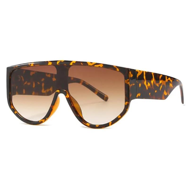 Big Yellow Lens Sunglasses Women Classic Vintage Pilot Big Frame Sun Glasses Brand Designer Oversized Shades Lady Goggle