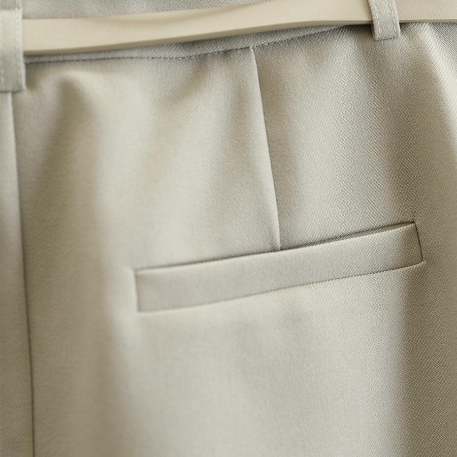 Osthiawen Brand High-Waisted Slimming Midi Skirt for Women - Perfect for Autumn.