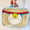 Doraemon Cute Cartoon Sweet Portable Cosmetic Bag Personality Creative Anime Peripheral Leather Waterproof Wash Storage Bag Gift