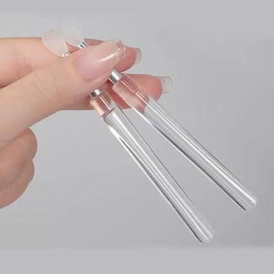 Nail Arts Silicone Applicator Sticks Reusable Chrome Glitter Applying Manicure Tool New Easy-Daub Pigment Silicone Nail Brush