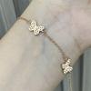Douyin full diamond butterfly bracelet design ins cold wind temperament exquisite jewelry