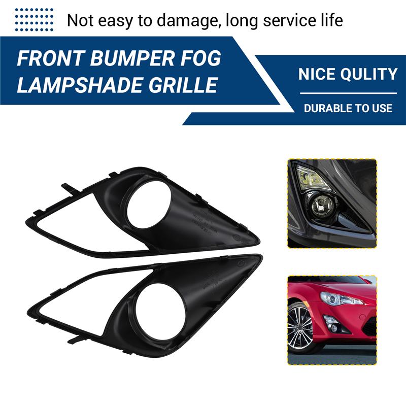 M63K-Front Fog Light Cover Bumper Frame Lamp Bezel For Toyota GT86/Scion FR-S/For Subaru BRZ 2013 - 2016 Car Accessorie