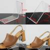 U Shape Acrylic Shoe Display Stand Shoe Holder Shoe Store Display Riser Stand High Heel Sandal Display Home Shoe Storage Rack