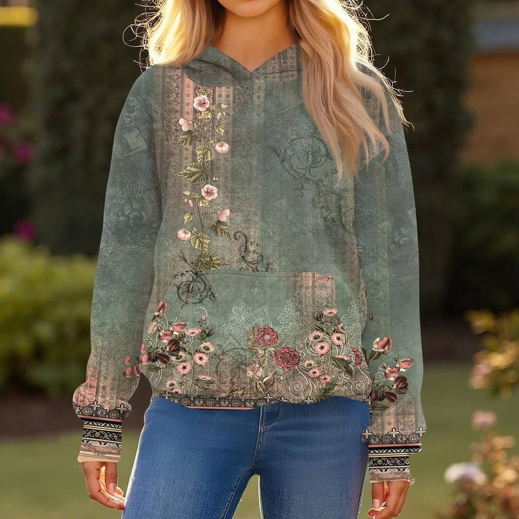 Hanorace largi pentru femei, hanorace din fleece, pulovere cu mânecă lungă, ținute cu buzunar