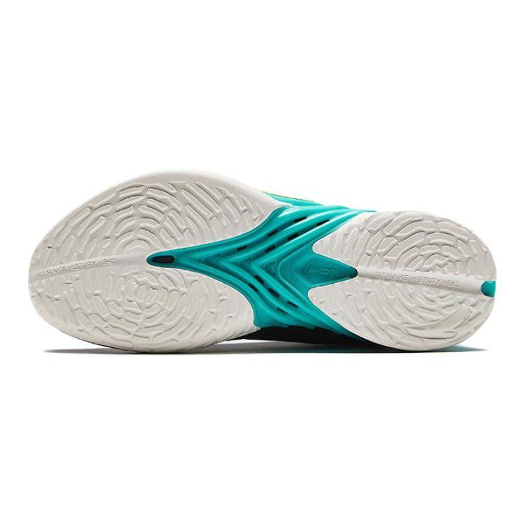 Anta Kids Comfortable Shock Absorbing Wear Resistant Mid Top Basketball Shoes Kids basketball shoes Black Green 312411111-4