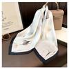 Women S Floral Print Square Scarf Spring Summer Decorative Neck Scarf Elegant Luxury Lightweight