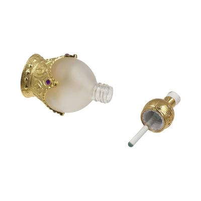 Retro Bottle Arabian Style Aromatherapy Pipe Essential Oil Dropper Bottle Luxury Refillable Travel Cosmetic Containers