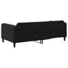 Daybed Black 100x200 cm Fabric
