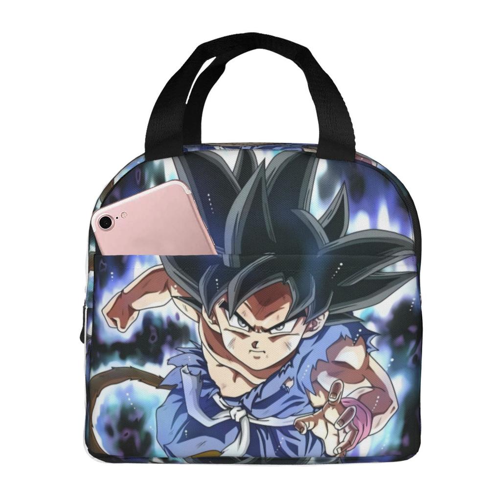 Lunch Bag, Full-Printed Picnic Bag For Primary And Secondary School Students, Cartoon Animation, Large-Capacity Thermal Insulation Lunch Box Bag