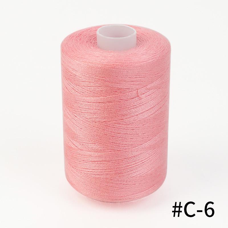 402 High-Speed Polyester Sewing Thread - 1000 Yards, Rainbow Colors, Ideal for Home and Hand Sewing Projects