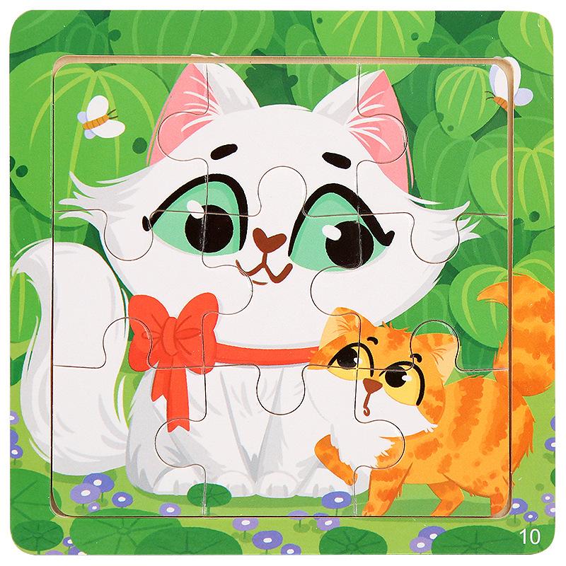 Wooden Educational Jigsaw Puzzle for Kindergarten Children - Fun Hands-On Matching Game