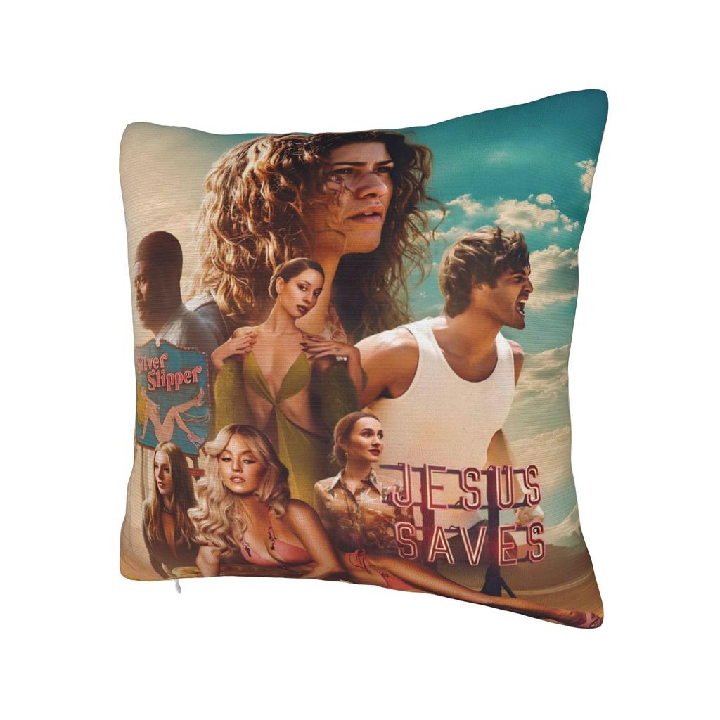 Decorative Pillowcase Euphorias Season 3 Stuff Seat Throw Pillow Case Cover Square Multiple Sizes