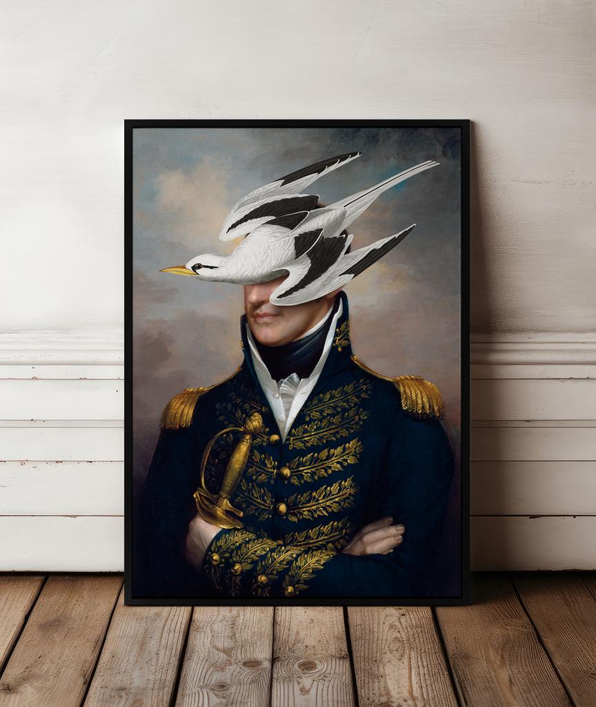 Pop Art Poster Portrait General Bird