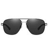Men'S Aluminum-Magnesium Alloy Driving Polarized Sunglasses, Spring Leg Sunglasses, Uv Protection Sunglasses