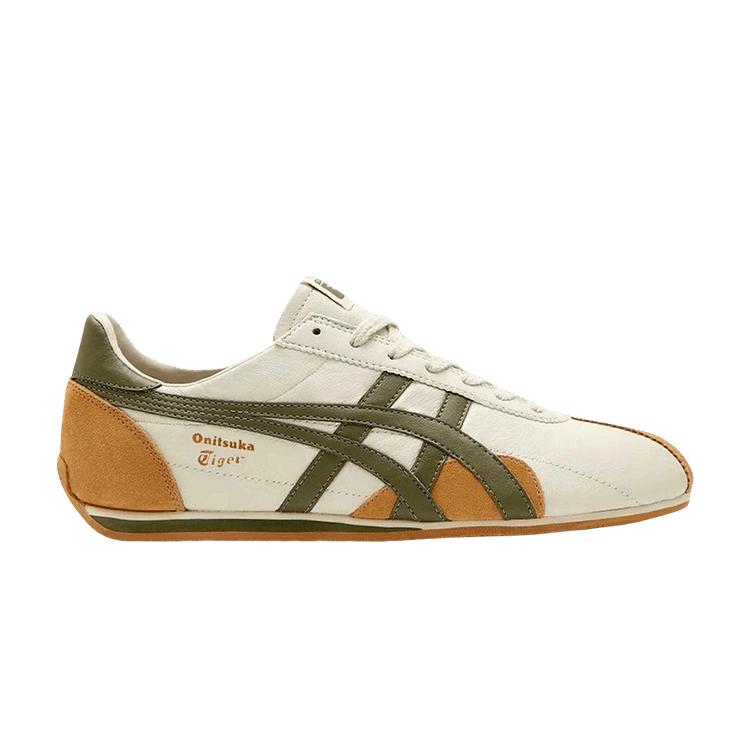 Onitsuka Tiger Runspark 'Beige Olijfgroen Mosterdgeel' 43.5 beige