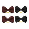 Puppy Dog Hair Bows with Rubber Bands Handmade Small Bowknot Dog Hair Accessories Pet Grooming Supplies