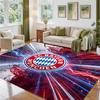 Bayern Munich Design Crystal Velvet Rug Soft Decorative Mat for Bedroom Entrance