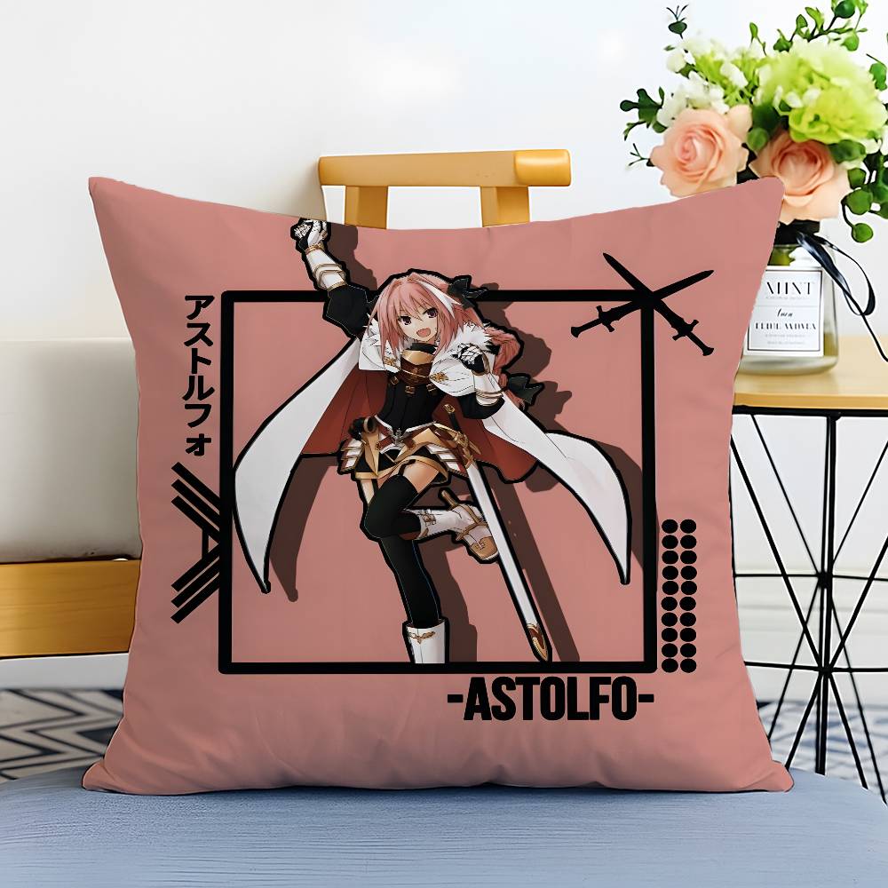 Game F-Fate Grand Order-MT Astolfo Pillow Case Printed Brushed Fleece Pillow Baby Skin-Touch Eco-Friendly Dye-Sublimat