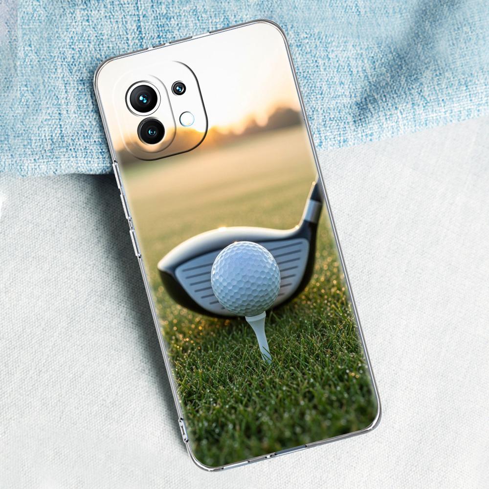 Phone Case For Xiaomi Mi 15 14 13 12 11 Lite 15T 13T 12T Pro Poco X7 X6 X5 Pro 5G X3 NFC F7 F6 F5 Clear Cover Modern Golf