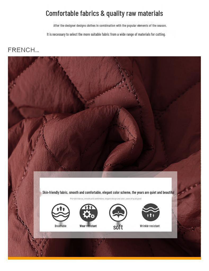New Winter Lapel Cotton Coat for Middle-Aged Women: Casual Short Jacket for Mothers and the Elderly