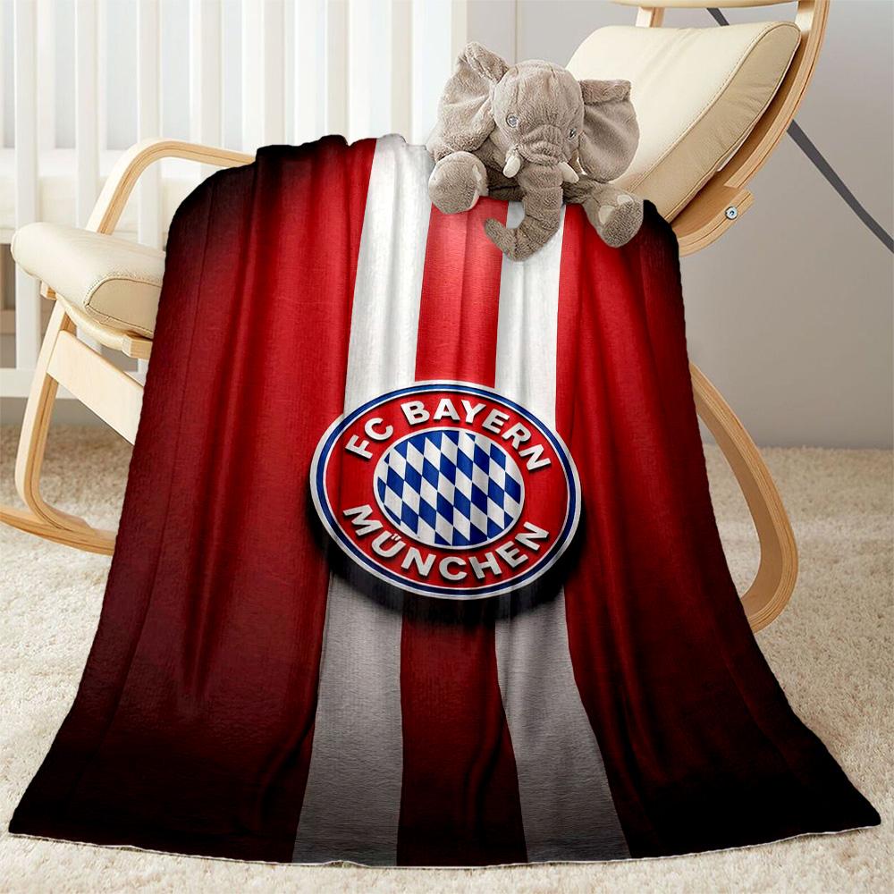 Bayern Munich Blanket Ultra-Soft Great for Chair Livingroom Bed Four Seasons Universal Digital Print Birthday Christmas Gift Blanket