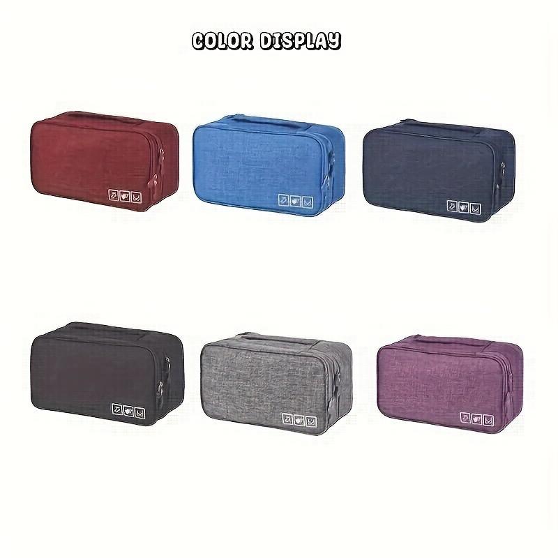 1pc Travel Underwear Organizer Bag, a Portable Zippered Pouch for Storing Bras And Socks, Designed to Carry-On Bags