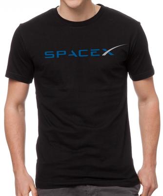 Tricou cu lansare de rachetă SpaceX și satelit