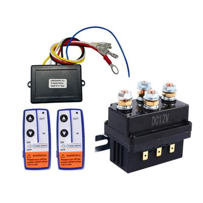 12V 500A Winch Relays Kit With Wireless Remote Controller For Off Road Trucks And Automotive Applications