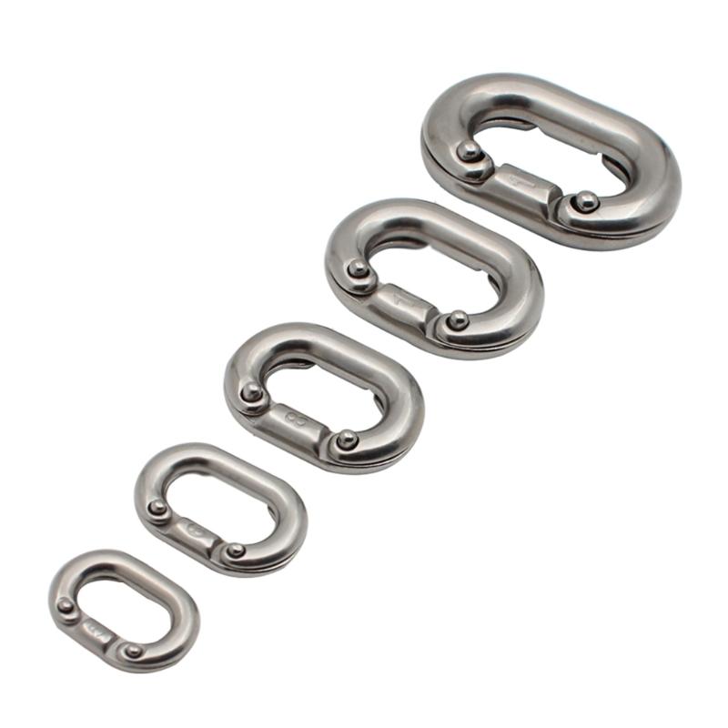 1Piece Quality Chain Link Connector, 316 Steels Marine Grade C Link Split Connectings Ship Anchors Chain Link