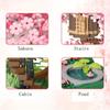 1 set of mini cherry blossom tree DIY 3D building blocks, micro drill small particle building blocks, desktop decoration DIY ass