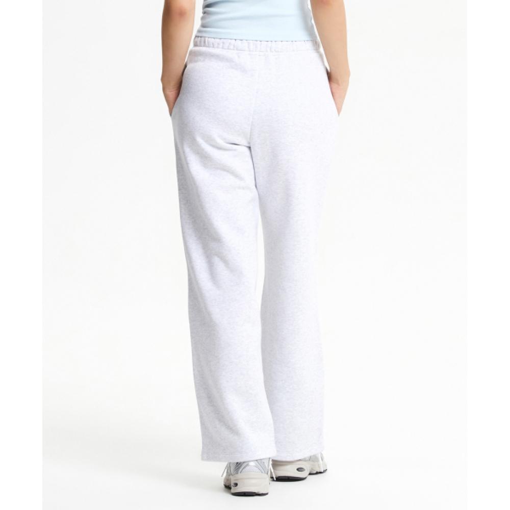 New Balance Nbmle4w902 Women Essential Brushed Wide Pants  Light Gray 