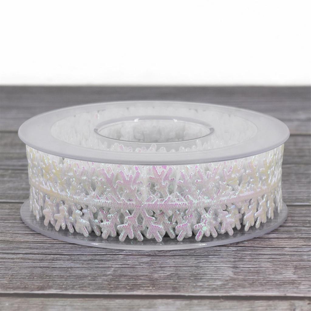 For Festival Lace Embellishment Ribbon Birthday Snowflake