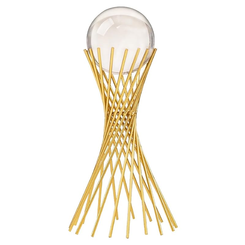 

[Queen-b] crystal object crystal art figurine crystal ball Fashionable gold feng shui interior decoration decoration purification good luck Indoor