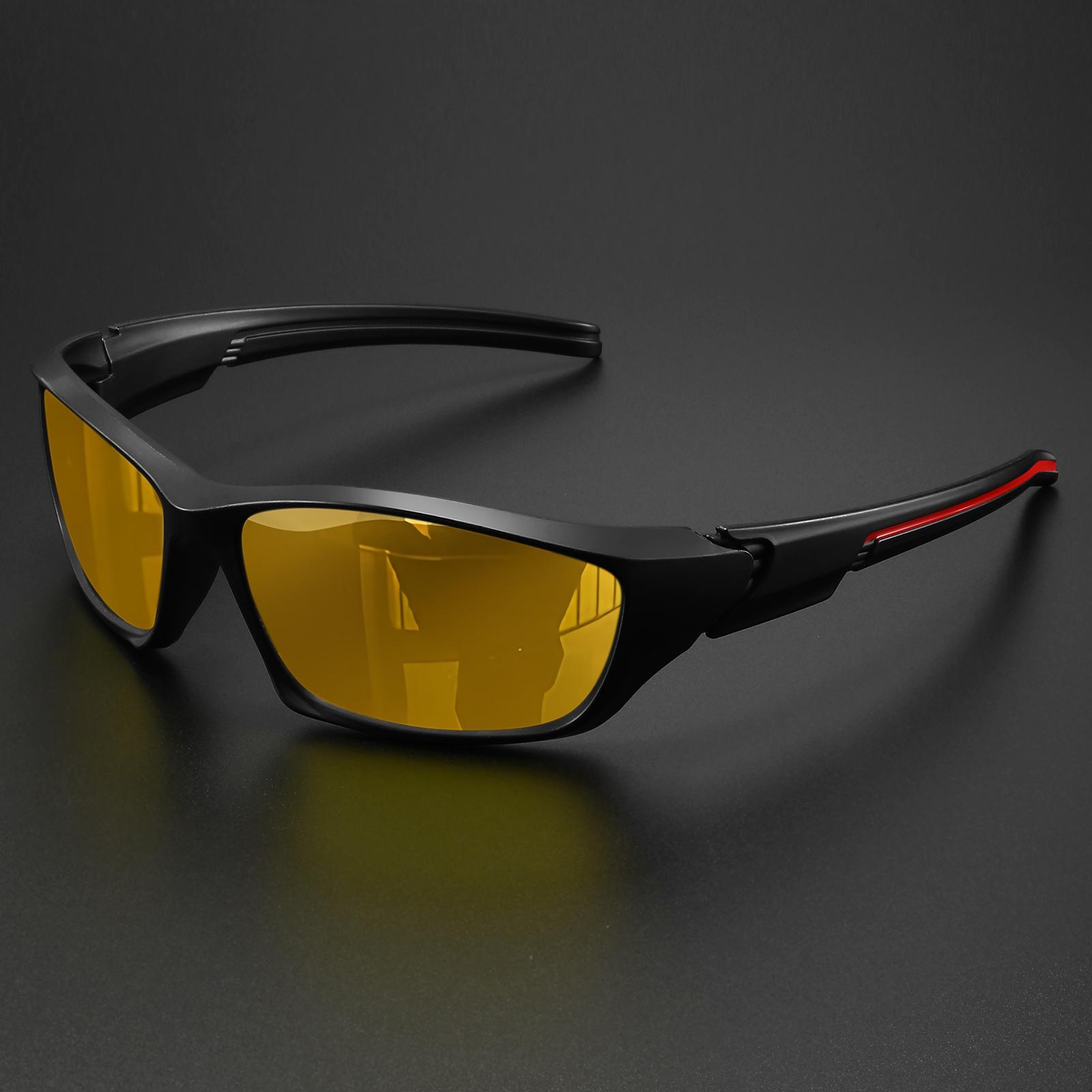 

Outdoor Fashion Sports Sunglasses - Wraparound Fit, UV400 Unisex Comfort for Cycling, Hiking & Travel